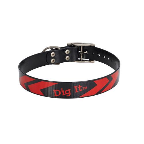 Image of Dig It stinkproof dog collars made from BioThane coated webbing
